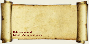 Jefimija Miljković vizit kartica